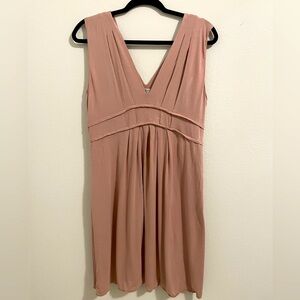 Pink A-line mini dress